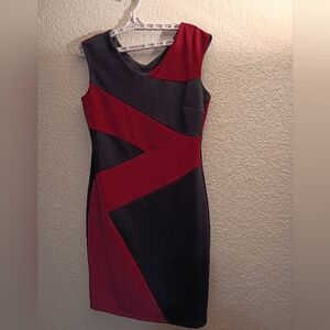 Enfocus Studio Red and Black Valentines Day Mini Dress